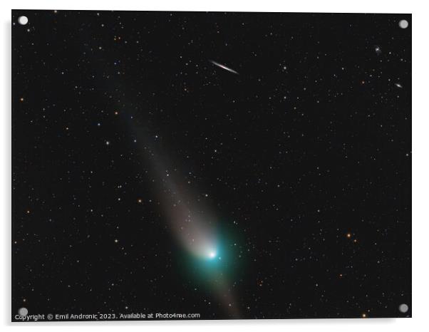 Comet C 2022 E3 (ZTF) Acrylic by Emil Andronic