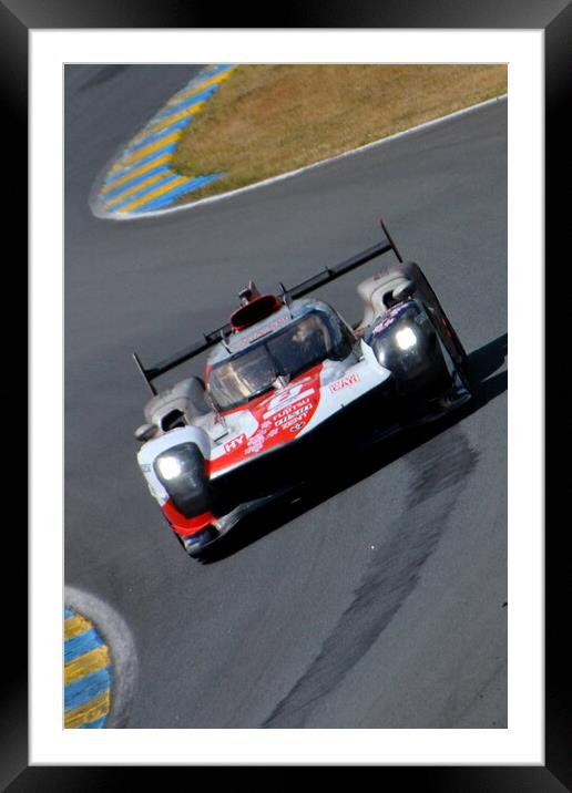 Toyota GR010 Hybrid Sports Motor Car Framed Mounted Print by Andy Evans Photos