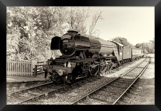 The Flying Scotsman Steam Locomotive 60103 Framed Print by John Gilham