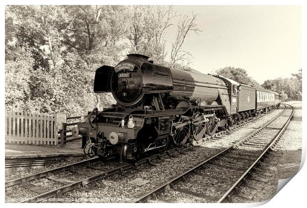 The Flying Scotsman Steam Locomotive 60103 Print by John Gilham