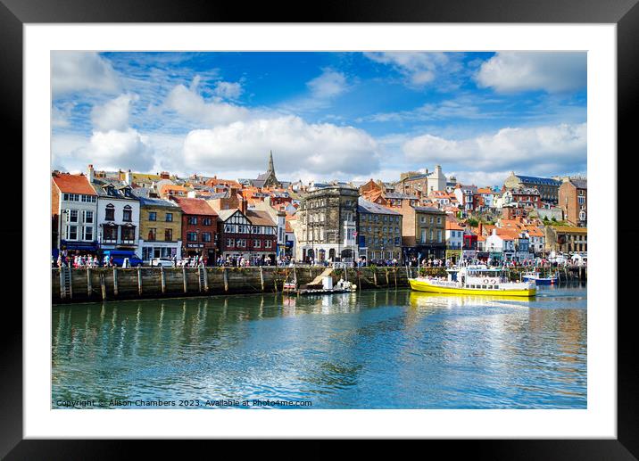 Whitby Summer Queen Framed Mounted Print by Alison Chambers