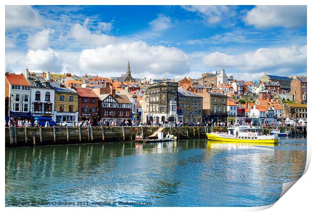 Whitby Summer Queen Print by Alison Chambers