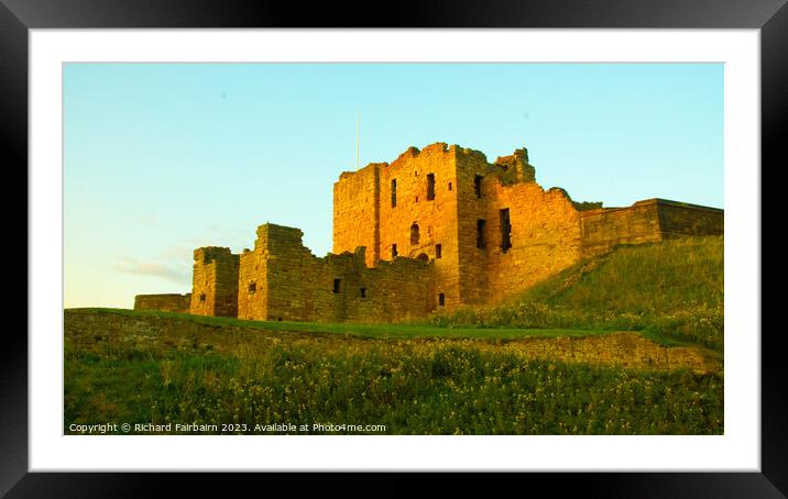 Tynemouth Castle Framed Mounted Print by Richard Fairbairn