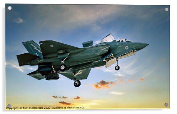 Lightning II Showcases Air Dominance Acrylic by Tom McPherson