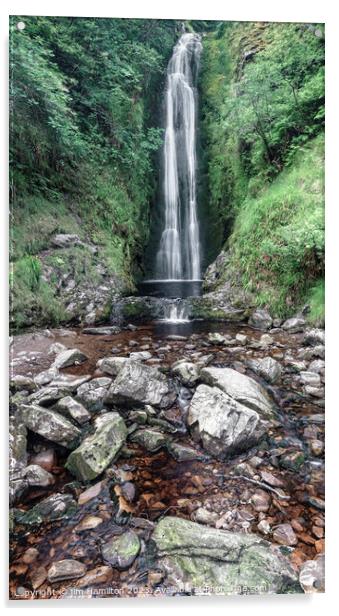 Falling Water's Serenade, Donegal Acrylic by jim Hamilton
