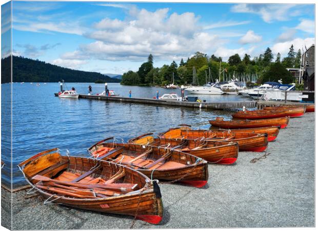Bowness on Windermere Canvas Print by Darren Galpin