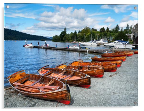 Bowness on Windermere Acrylic by Darren Galpin