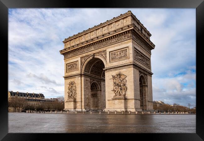 Arc de Triomphe Paris Framed Print by Steve Smith