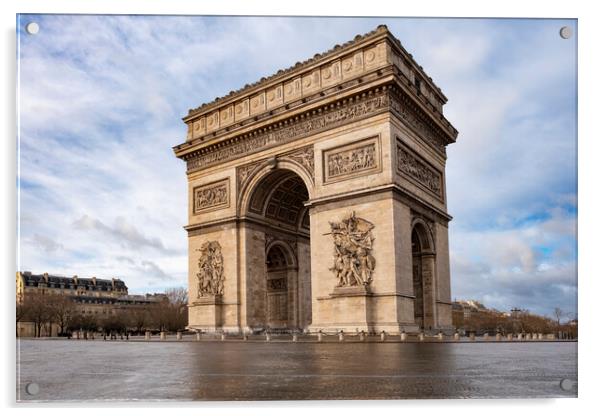 Arc de Triomphe Paris Acrylic by Steve Smith