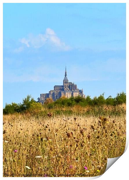 Mont Saint-Michel  Print by Christopher Marchant