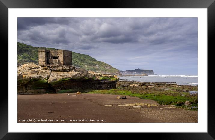 Scarborough's WWII Sentinel: Cornelian Bay Framed Mounted Print by Michael Shannon