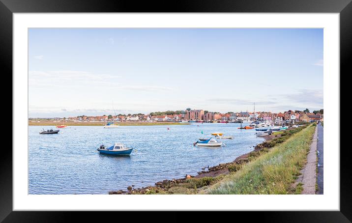 High tide at Wells next the Sea Framed Mounted Print by Jason Wells