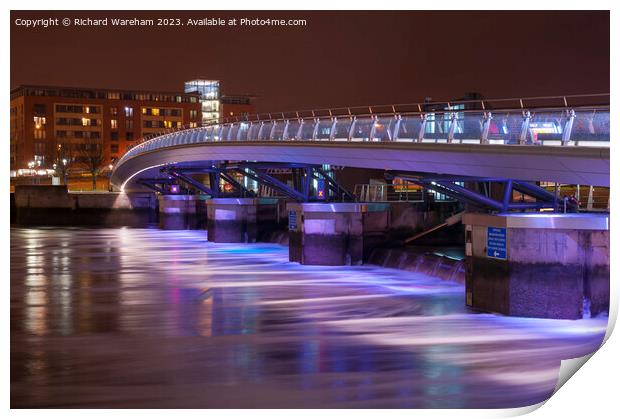 Lagan Weir Belfast Print by Richard Wareham