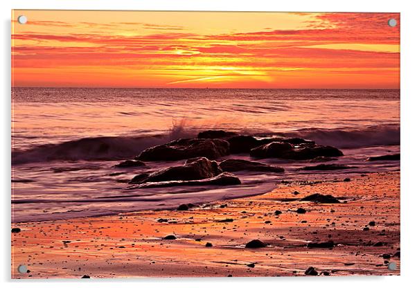 Coastal Sunrise Acrylic by Mark Pritchard