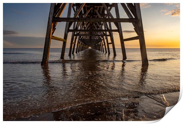 Steetley Pier Hartlepool Print by Steve Smith