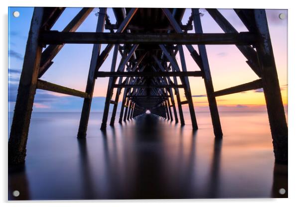 Steetley Pier Photography Acrylic by Tim Hill