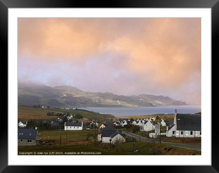 Serene Skye Landscape Framed Mounted Print by dale rys (LP)
