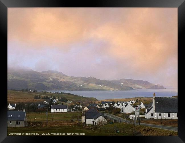Serene Skye Landscape Framed Print by dale rys (LP)