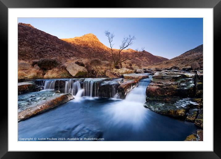 Tavy Cleave, Dartmoor, Devon Framed Mounted Print by Justin Foulkes