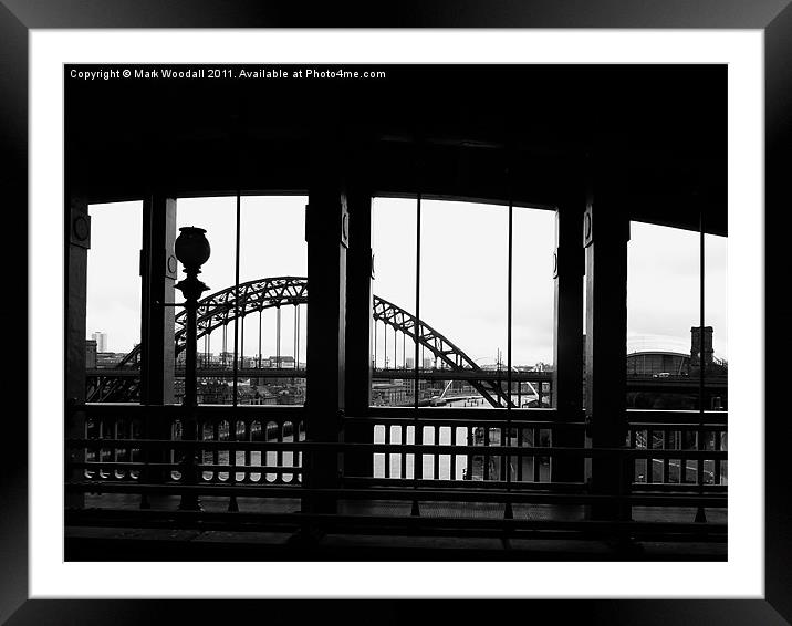 Iconic Tyne Bridge Framed Mounted Print by Mark Woodall