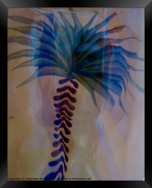 Abstract palm tree Framed Print by Stephanie Moore
