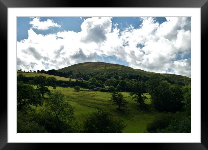 Ling Fell in the English Lake District Framed Mounted Print by Peter Wiseman