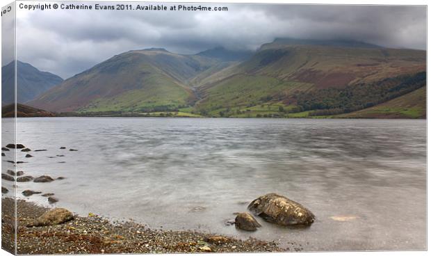 Wastwater to Scafell Canvas Print by Catherine Fowler