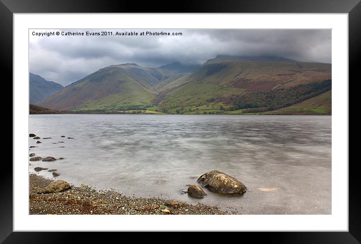 Wastwater to Scafell Framed Mounted Print by Catherine Fowler