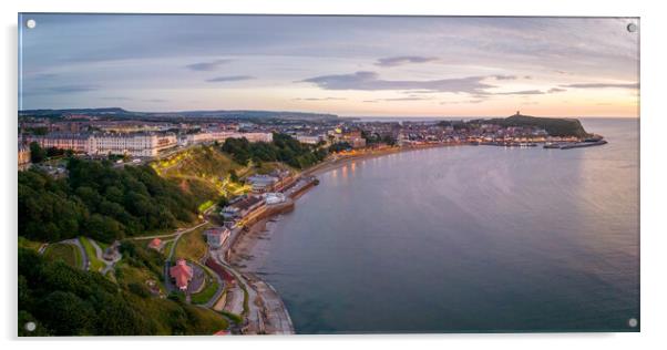 Scarborough South Bay Sunrise Acrylic by Apollo Aerial Photography