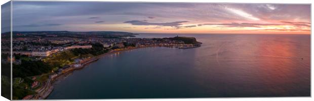 Scarborough South Bay Sunrise Canvas Print by Apollo Aerial Photography
