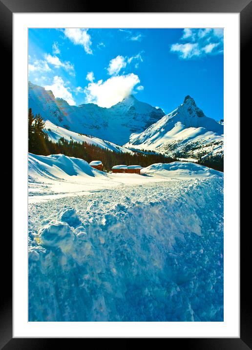 Spectacular Canadian Rockies: Icefields Parkway Framed Mounted Print by Andy Evans Photos