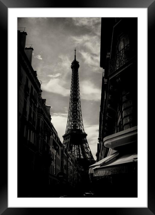 The icon of Paris Framed Mounted Print by Steve Painter