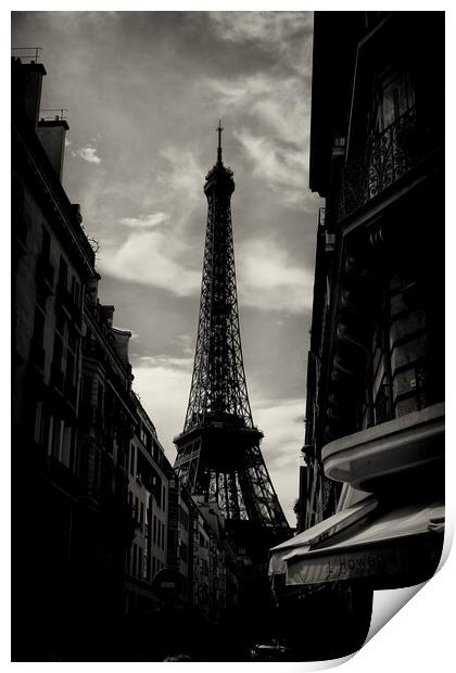 The icon of Paris Print by Steve Painter