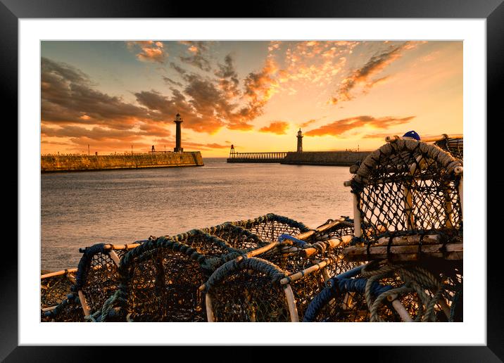 Whitby Memories North Yorkshire Coast Framed Mounted Print by Tim Hill