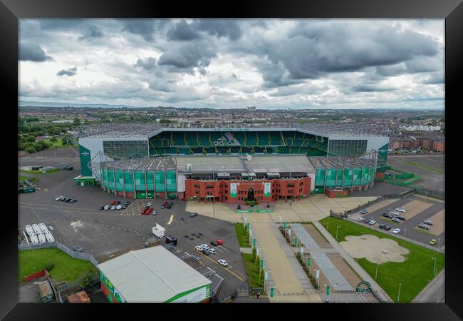 Celtic Park Framed Print by Apollo Aerial Photography