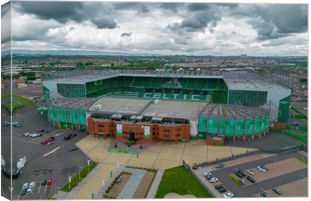 Celtic Park Canvas Print by Apollo Aerial Photography