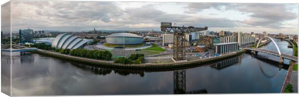 Glasgow Waterfront Canvas Print by Apollo Aerial Photography