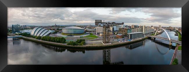 Glasgow Waterfront Framed Print by Apollo Aerial Photography
