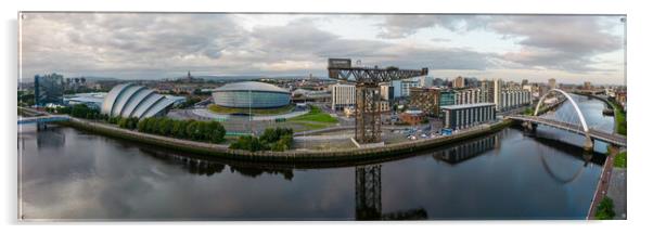 Glasgow Waterfront Acrylic by Apollo Aerial Photography
