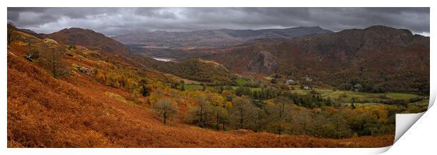 Snowdonia : Autumn's Splendid Canvas Print by David McGeachie