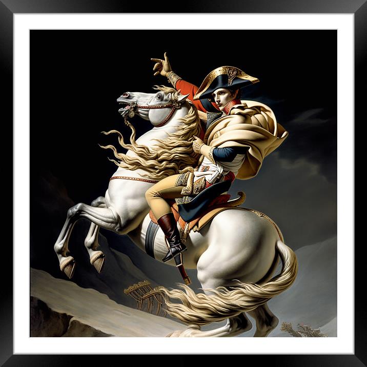 Napoleon Framed Mounted Print by CC Designs