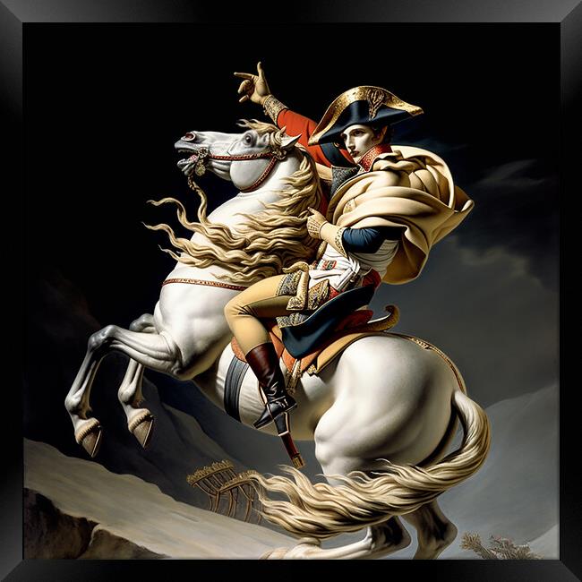 Napoleon Framed Print by CC Designs