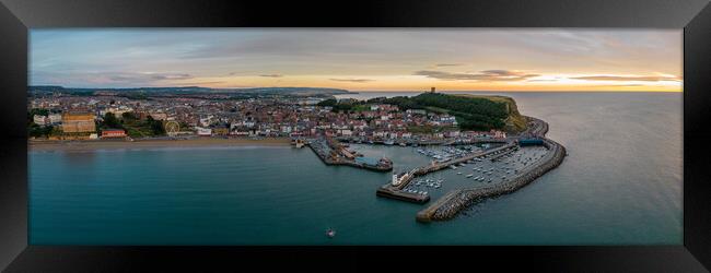Scarborough Framed Print by Apollo Aerial Photography