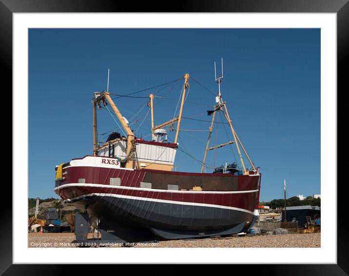 RX53 of the Hastings fleet. Framed Mounted Print by Mark Ward