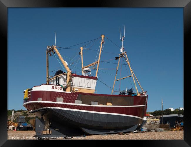 RX53 of the Hastings fleet. Framed Print by Mark Ward