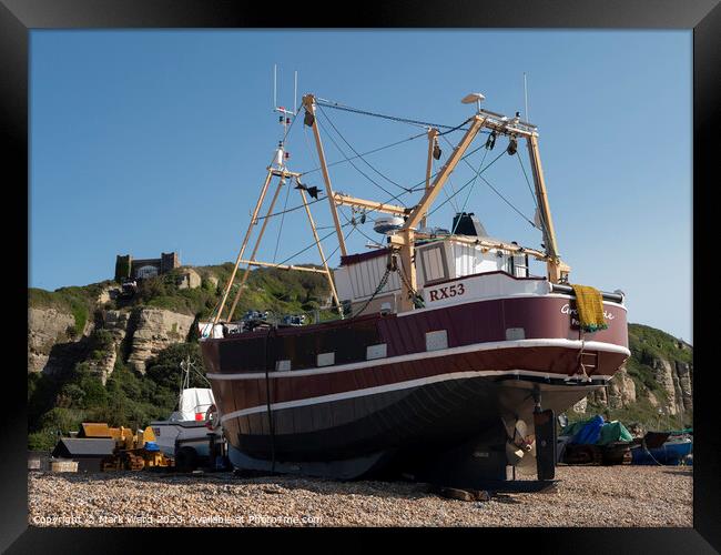 Hastings Icons Framed Print by Mark Ward