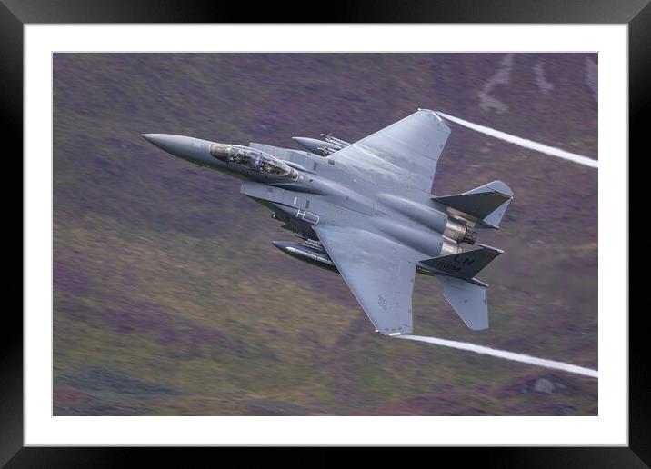 F14 Eagle low level Framed Mounted Print by Rory Trappe