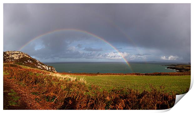 Double Rainbow Print by Gail Johnson