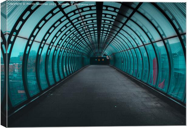 Urban Tunnel Canvas Print by Martin Newman