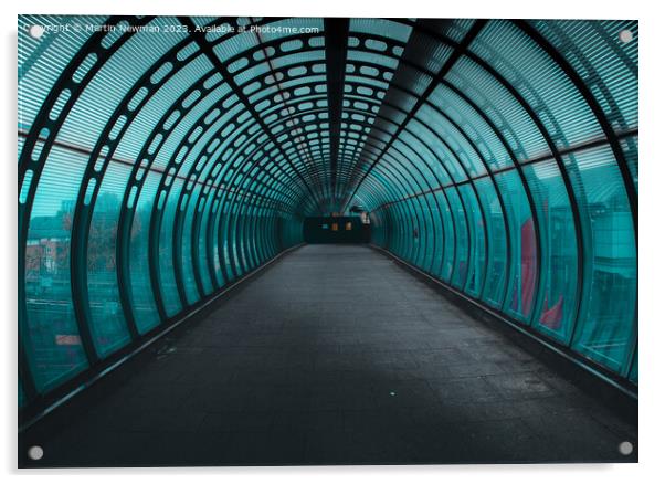 Urban Tunnel Acrylic by Martin Newman